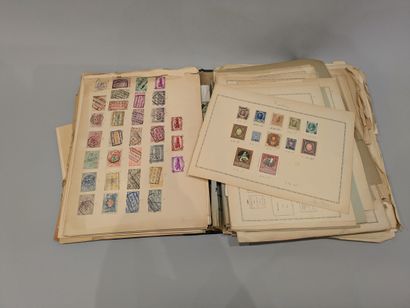 Ensemble de timbres tous pays, oblitérés,...