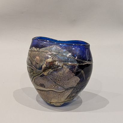 François LE LONQUER (1945-1991). Vase de...