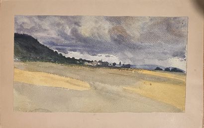 Ensemble Pierre DESBOIS : - Paysage meusien....
