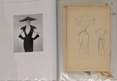 Maison PAQUIN. Set of studio sketches for...
