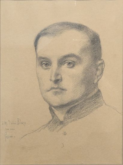 Eugène PASCAU (1875-1944) : PORTRAIT DE L'ABBE...