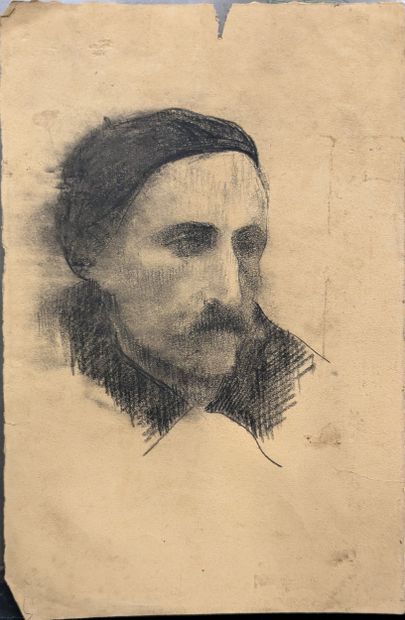 Eugène PASCAU (1875-1944) : PORTRAIT DE L'ABBE...