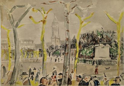 Jacques LAPLACE (1890-1955) : LA PLACE BELLECOUR...