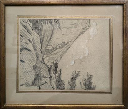Ecole du début du XXe siècle : PAYSAGE DE...