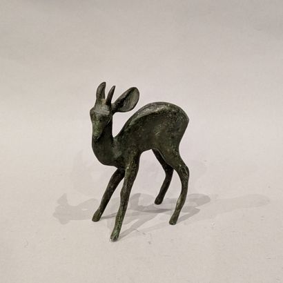 Raoh SCHORR (1901-1991). SMALL FAON. Bronze...