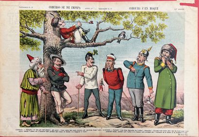 *Deux caricatures imprimées sur la géopolitique...