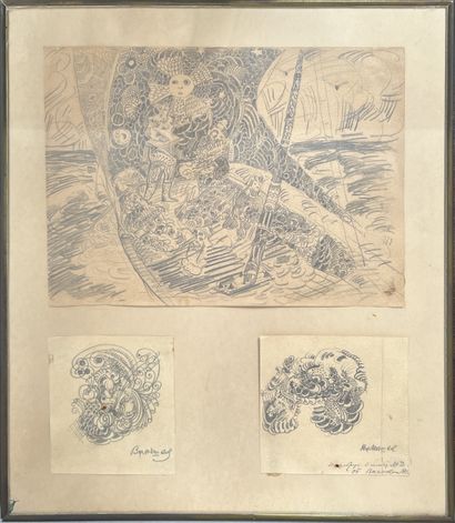 *Ecole du XXe siècle : PROUE DE BATEAU -...