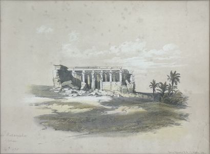 *D'après David ROBERTS (1796-1864) : TEMPLE...
