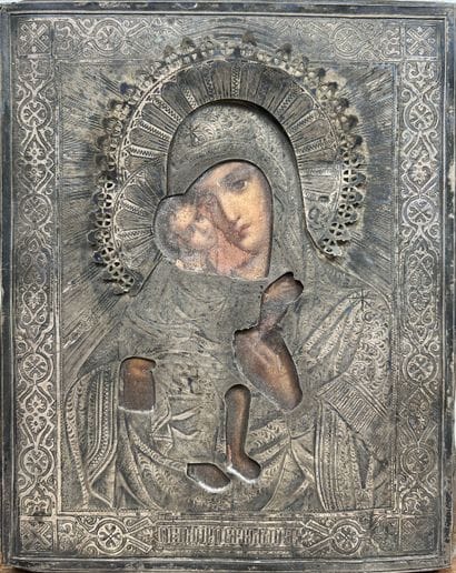 *Small icon representing a Virgin and Child....