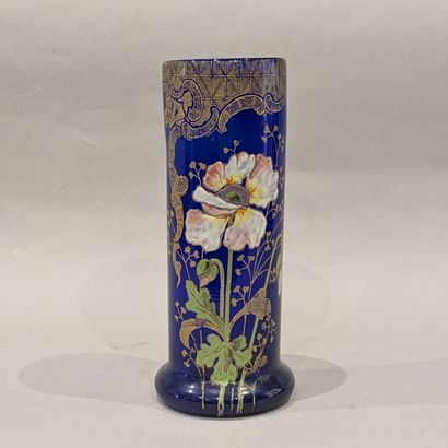 Clichy, attributed to. Cylindrical enameled...