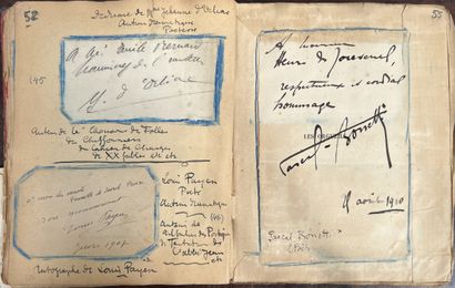 *Carnet de dédicaces et autographes commencé...