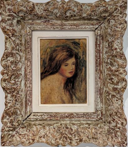 Ecole MODERNE : PORTRAIT DE JEUNE FEMME....