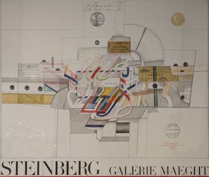 Saül STEINBERG (1914-1999) : STEINBERG 1970....