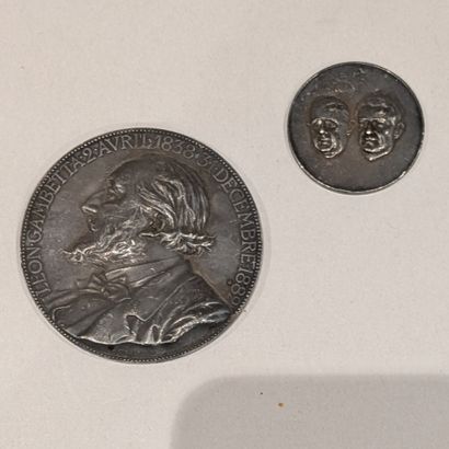 France. Médaille en argent (925), commémorant...