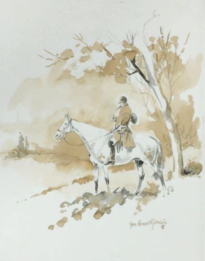 Yvan BENOIST-GIRONIERE (né en 1930)
«VENEUR...