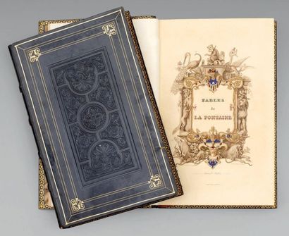 LA FONTAINE Jean de
Fables. Paris, vers 1835;...