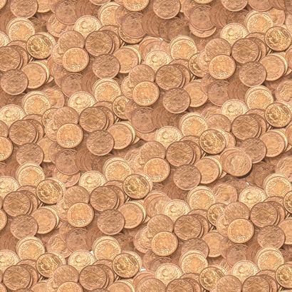 FRANCE. Cinquante pièces de vingt francs...