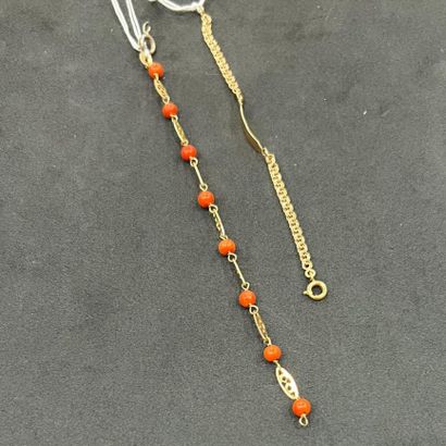 Ensemble : - petit bracelet d'identité en...