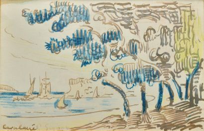 Paul SIGNAC (1863-1935): VUE DE CAVALAIRE,...
