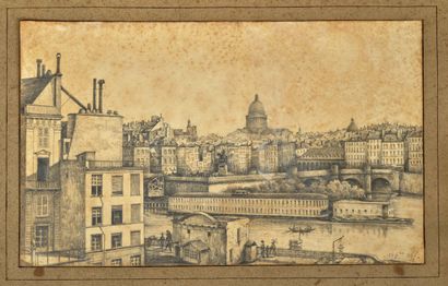 Album de voyage contenant quarante-deux dessins...