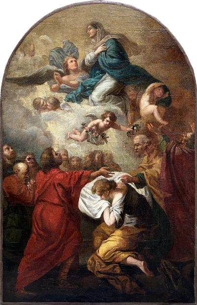 Ecole FRANCAISE du XVIIIe siècle : ASSOMPTION...