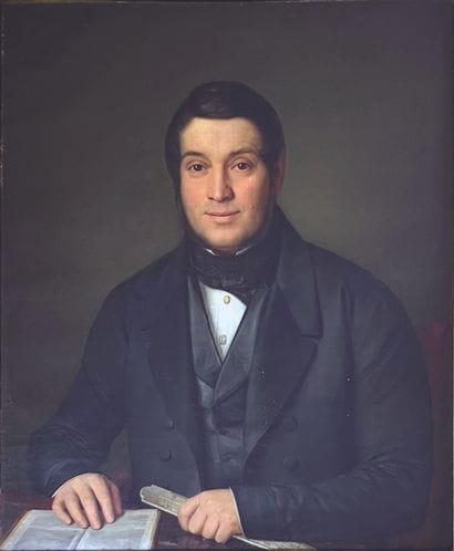 Aloïs VENTH (1809-1868) : PORTRAIT DE FEMME...