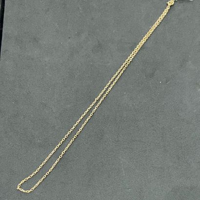 Chaîne en or jaune 18K (750). Poids : 4,52...