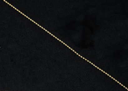 Chaîne en or jaune 14K (585). Poids : 15,82...