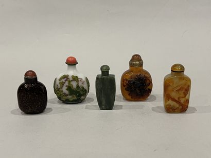 China, 19th and 20th centuries. Set of five...