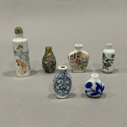 China, 19th and 20th centuries. Set of six...