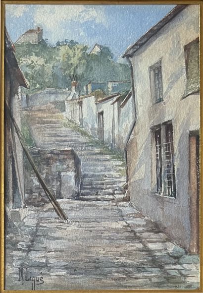 Maurice LIGUE (19th-20th century) : BOUCLE...