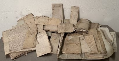 Nice set of old papers from the 17th, 18th...