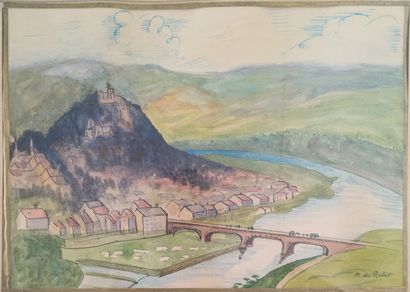 N. D. ROBERT: VIEW OF SARREBOURG-LES-TREVES....