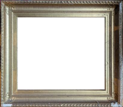 Mirror with gilded wood frame decorated with...