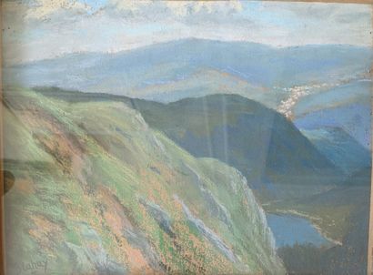 Henri BLAHAY (1869-1941) : ETANG DE SCHIESSROTHIED...