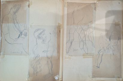 René THOMSEN (1897-1976). Large set of studies...