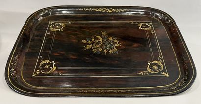 Rectangular tray, rounded corners, in sheet...