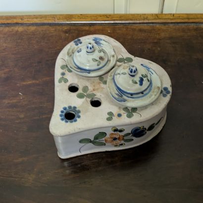 Regional earthenware: two plates decorated...