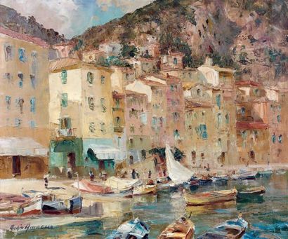 Mério AMEGLIO (1897-1970)
LE PORT DE VILLEFRANCHE...