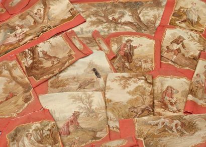 Ensemble de garnitures de sièges en tapisserie...