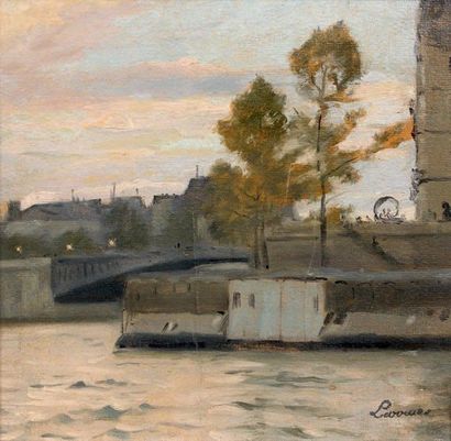 Maurice LARRUE (1861-1935)
BATEAU-LAVOIR...