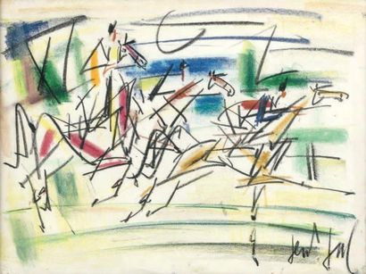 GEN PAUL (1895-1975)
LES TROIS CAVALIERS....