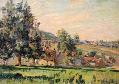 Armand GUILLAUMIN (1841-1927)
PAYSAGE, DAMIETTE...
