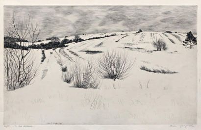 André Jacquemin (1904-1992)
LES DEUX CHASSEURS....