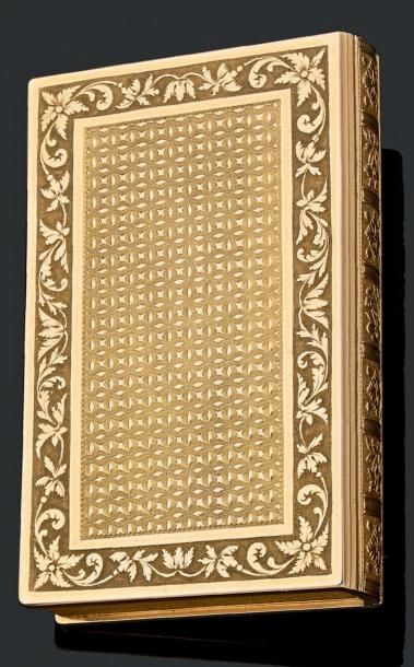 Boîte rectangulaire en forme de livre, en...