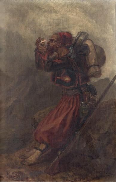 François Hippolyte LALAISSE (1812-1884)
ZOUAVE...