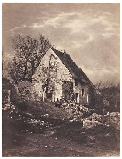 André GIROUX (1801-1879)
Maison brûlée à...