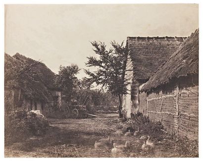André GIROUX (1801-1879)
Chaumière aux oies,...