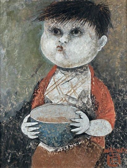 NAKAMURA Naondo 1905-1981
ENFANT TENANT UN...