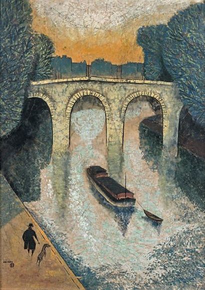 NAKAMURA Naondo 1905-1981
PÉNICHE SUR LA...